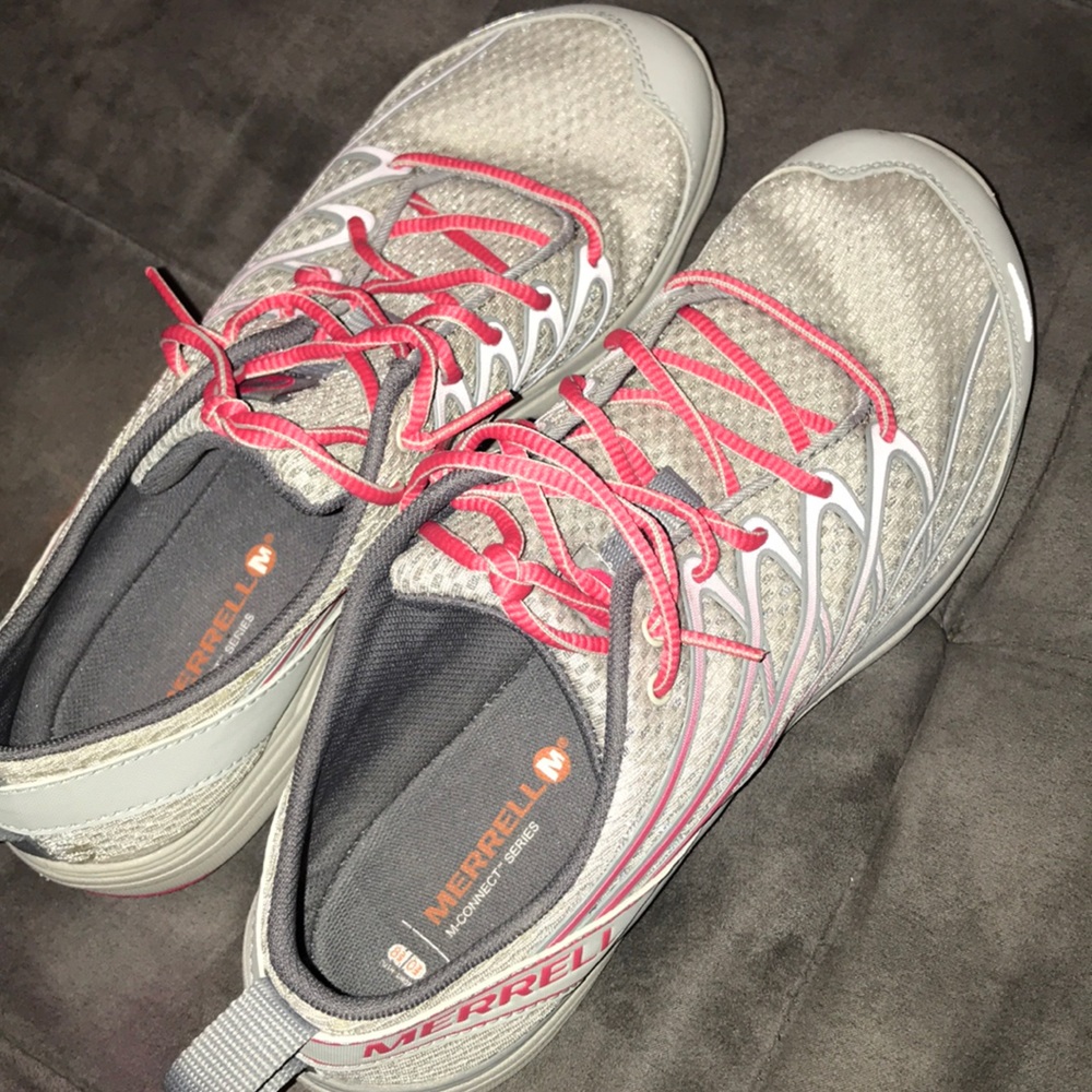 Gray and Pink Merrell/ M-Connect Series